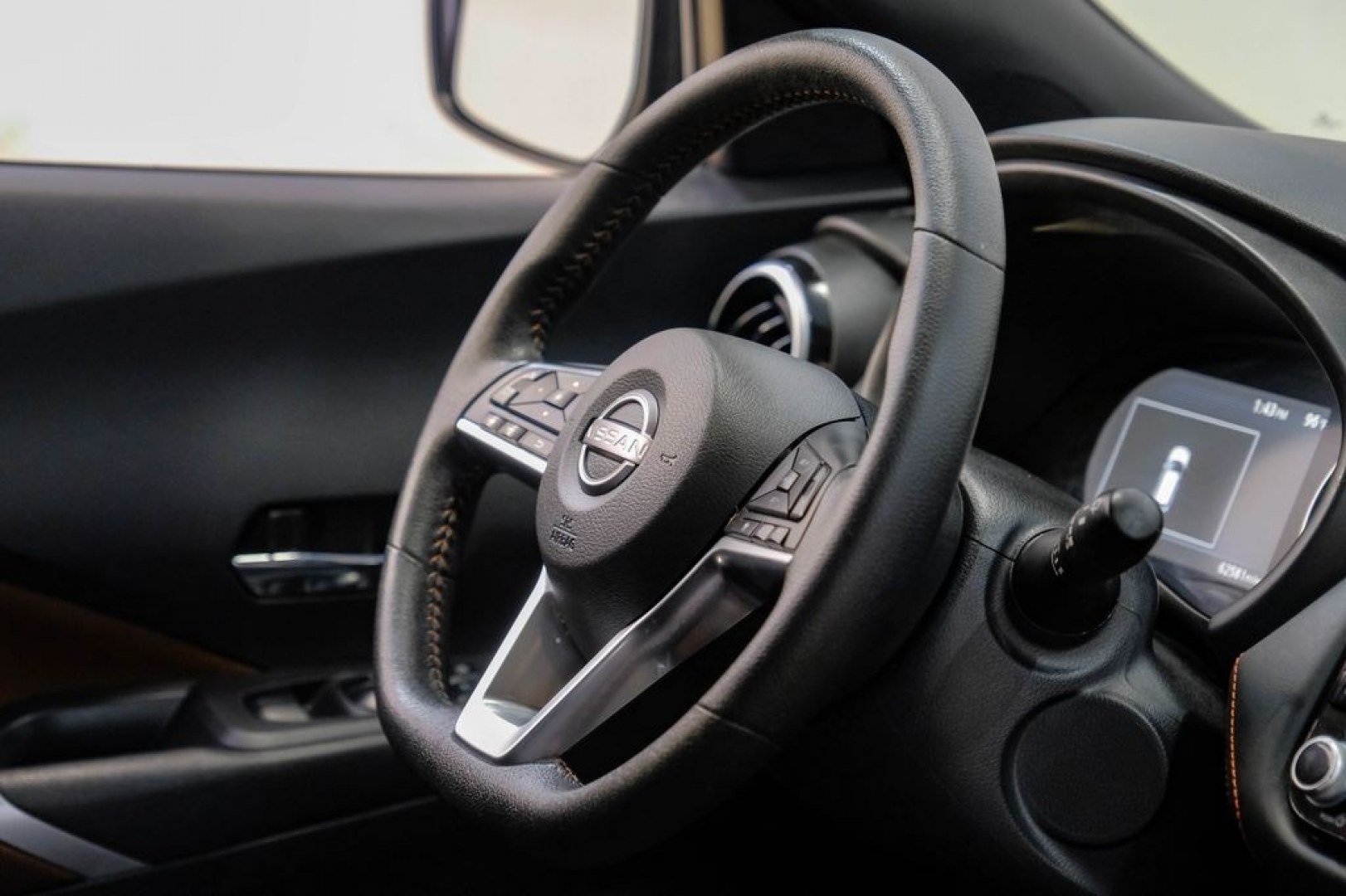 2023 Orange Metallic /Charcoal Nissan Kicks SR (3N1CP5DVXPL) with an 1.6L 4-Cylinder DOHC 16V engine, CVT transmission, located at 15300 Midway Rd., Addison, TX, 75001, (972) 702-0011, 32.958321, -96.838074- Photo#18