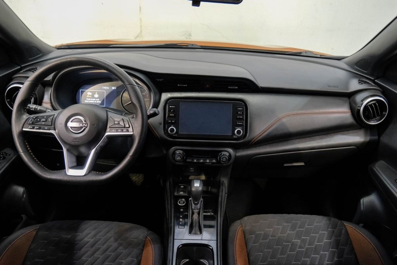 2023 Orange Metallic /Charcoal Nissan Kicks SR (3N1CP5DVXPL) with an 1.6L 4-Cylinder DOHC 16V engine, CVT transmission, located at 15300 Midway Rd., Addison, TX, 75001, (972) 702-0011, 32.958321, -96.838074- Photo#19