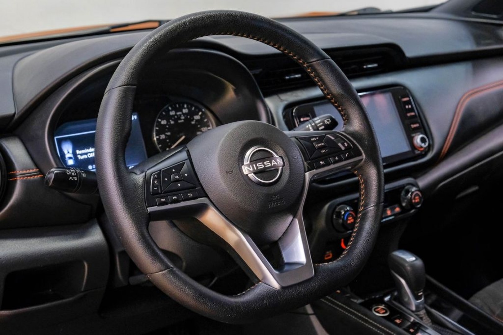 2023 Orange Metallic /Charcoal Nissan Kicks SR (3N1CP5DVXPL) with an 1.6L 4-Cylinder DOHC 16V engine, CVT transmission, located at 15300 Midway Rd., Addison, TX, 75001, (972) 702-0011, 32.958321, -96.838074- Photo#20