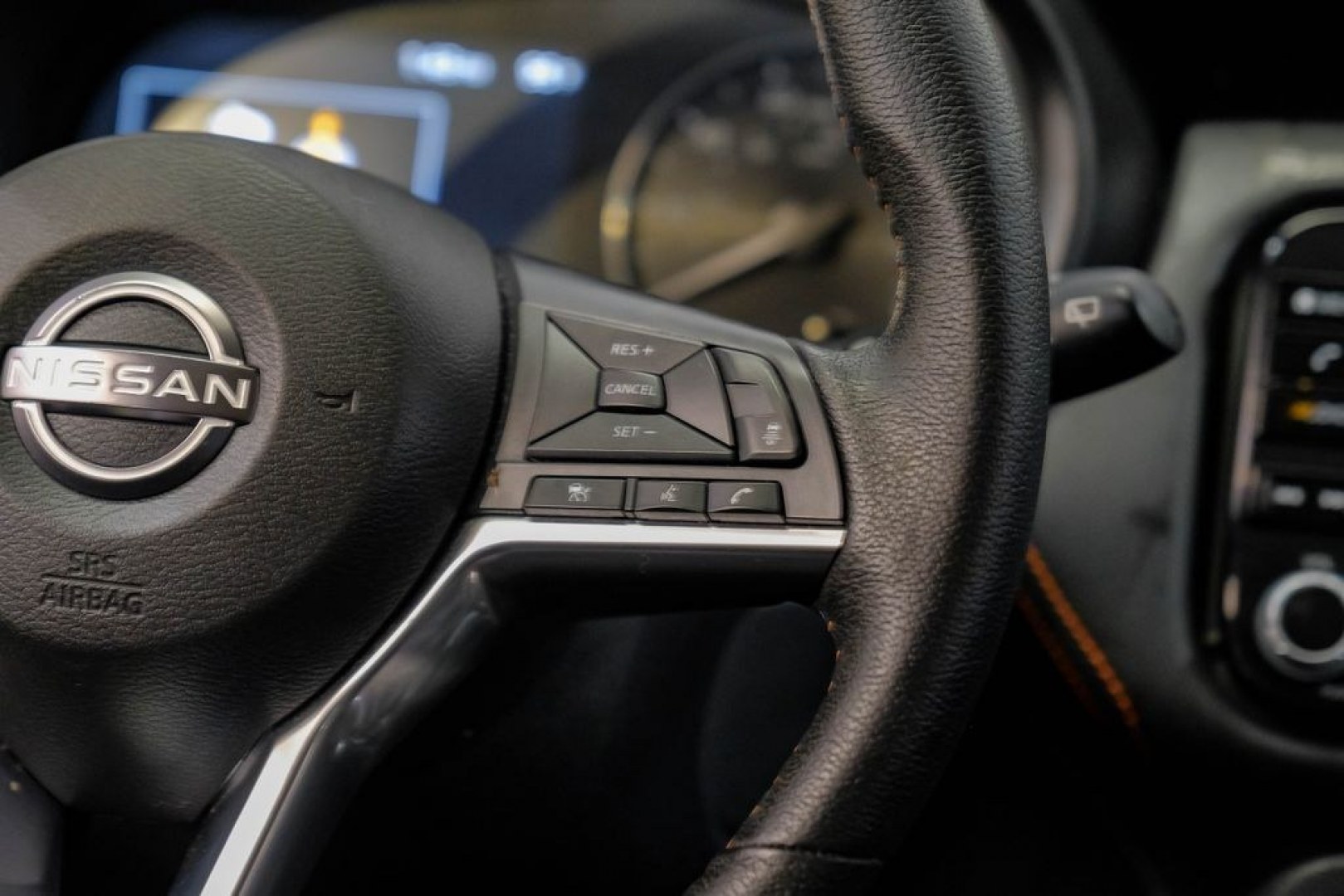 2023 Orange Metallic /Charcoal Nissan Kicks SR (3N1CP5DVXPL) with an 1.6L 4-Cylinder DOHC 16V engine, CVT transmission, located at 15300 Midway Rd., Addison, TX, 75001, (972) 702-0011, 32.958321, -96.838074- Photo#23