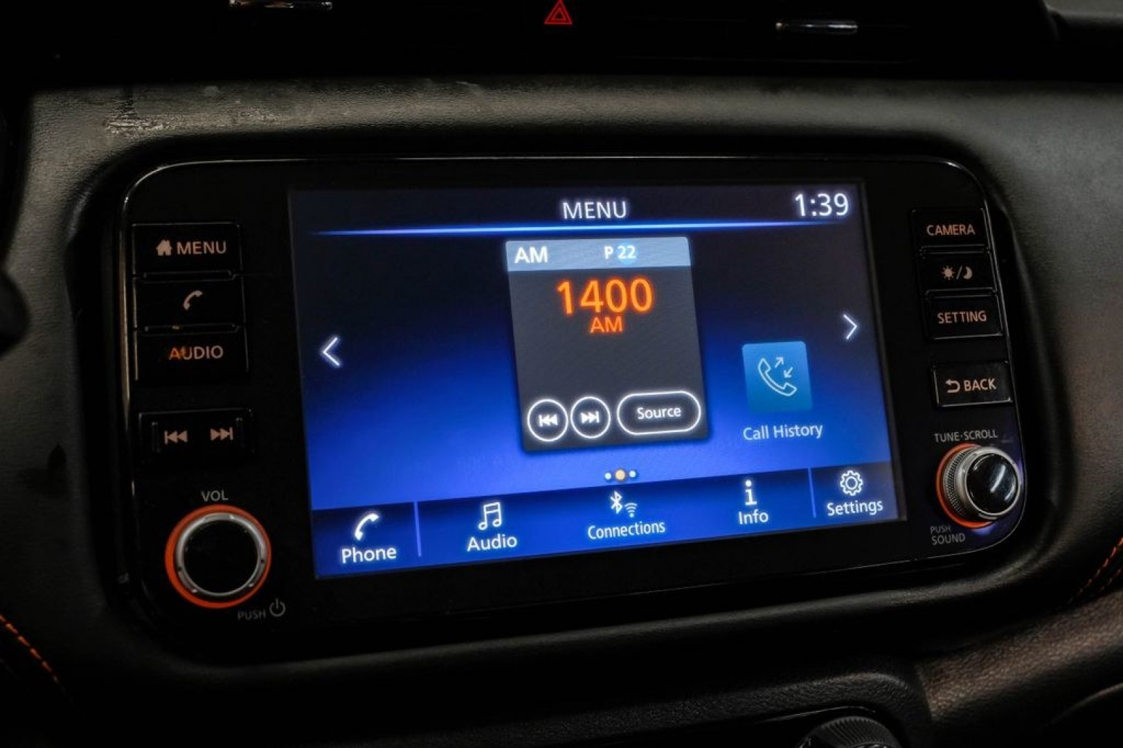 2023 Orange Metallic /Charcoal Nissan Kicks SR (3N1CP5DVXPL) with an 1.6L 4-Cylinder DOHC 16V engine, CVT transmission, located at 15300 Midway Rd., Addison, TX, 75001, (972) 702-0011, 32.958321, -96.838074- Photo#36