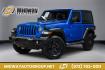 2022 Blue Pearl /Black Jeep Wrangler Sport (1C4GJXAG0NW) with an 3.6L V6 24V VVT engine, Manual transmission, located at 15300 Midway Rd., Addison, TX, 75001, (972) 702-0011, 32.958321, -96.838074- Photo#0