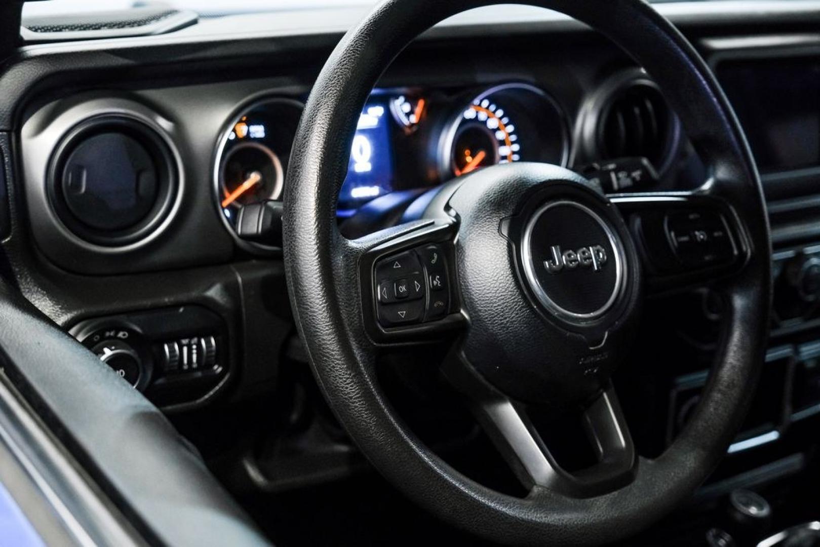 2022 Blue Pearl /Black Jeep Wrangler Sport (1C4GJXAG0NW) with an 3.6L V6 24V VVT engine, Manual transmission, located at 15300 Midway Rd., Addison, TX, 75001, (972) 702-0011, 32.958321, -96.838074- Photo#20