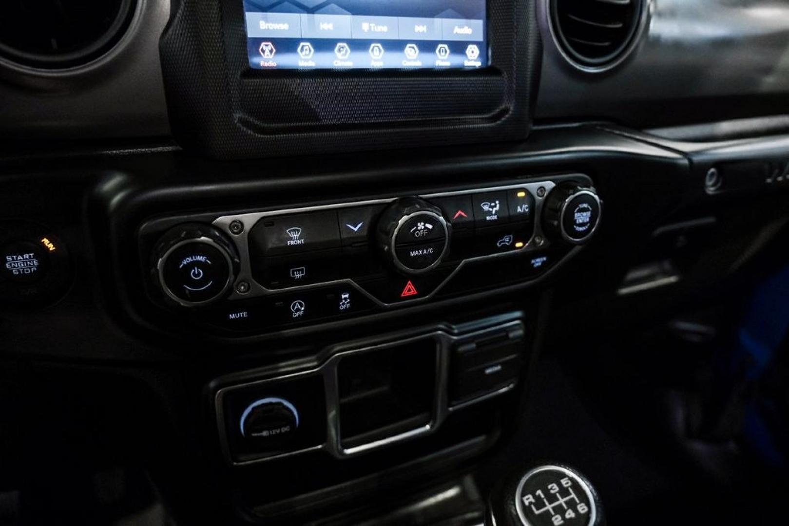 2022 Blue Pearl /Black Jeep Wrangler Sport (1C4GJXAG0NW) with an 3.6L V6 24V VVT engine, Manual transmission, located at 15300 Midway Rd., Addison, TX, 75001, (972) 702-0011, 32.958321, -96.838074- Photo#27