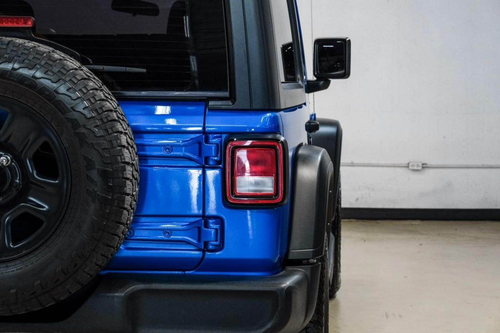 2022 Blue Pearl /Black Jeep Wrangler Sport (1C4GJXAG0NW) with an 3.6L V6 24V VVT engine, Manual transmission, located at 15300 Midway Rd., Addison, TX, 75001, (972) 702-0011, 32.958321, -96.838074- Photo#38