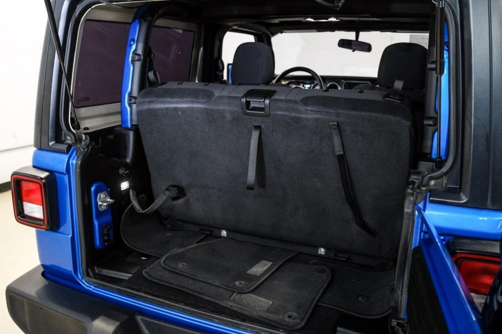 2022 Blue Pearl /Black Jeep Wrangler Sport (1C4GJXAG0NW) with an 3.6L V6 24V VVT engine, Manual transmission, located at 15300 Midway Rd., Addison, TX, 75001, (972) 702-0011, 32.958321, -96.838074- Photo#39