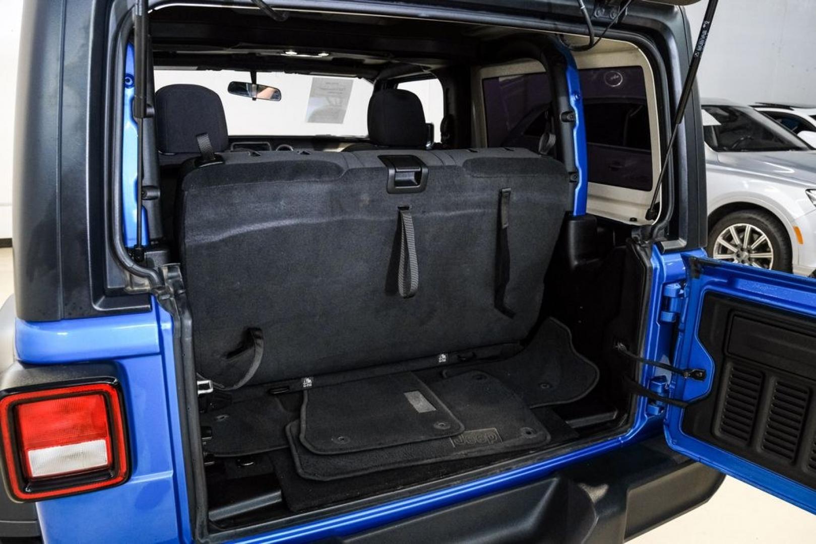 2022 Blue Pearl /Black Jeep Wrangler Sport (1C4GJXAG0NW) with an 3.6L V6 24V VVT engine, Manual transmission, located at 15300 Midway Rd., Addison, TX, 75001, (972) 702-0011, 32.958321, -96.838074- Photo#40