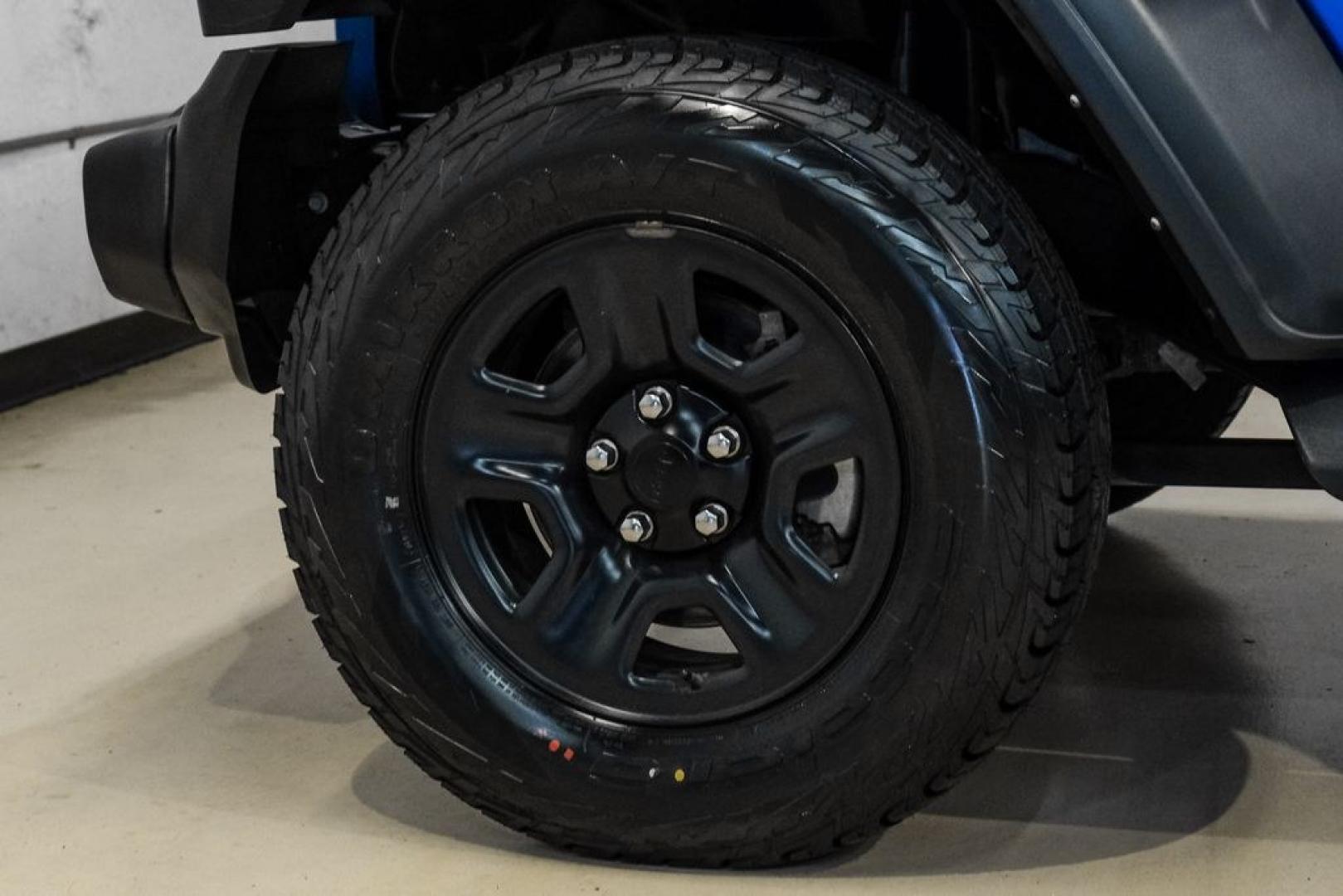 2022 Blue Pearl /Black Jeep Wrangler Sport (1C4GJXAG0NW) with an 3.6L V6 24V VVT engine, Manual transmission, located at 15300 Midway Rd., Addison, TX, 75001, (972) 702-0011, 32.958321, -96.838074- Photo#41