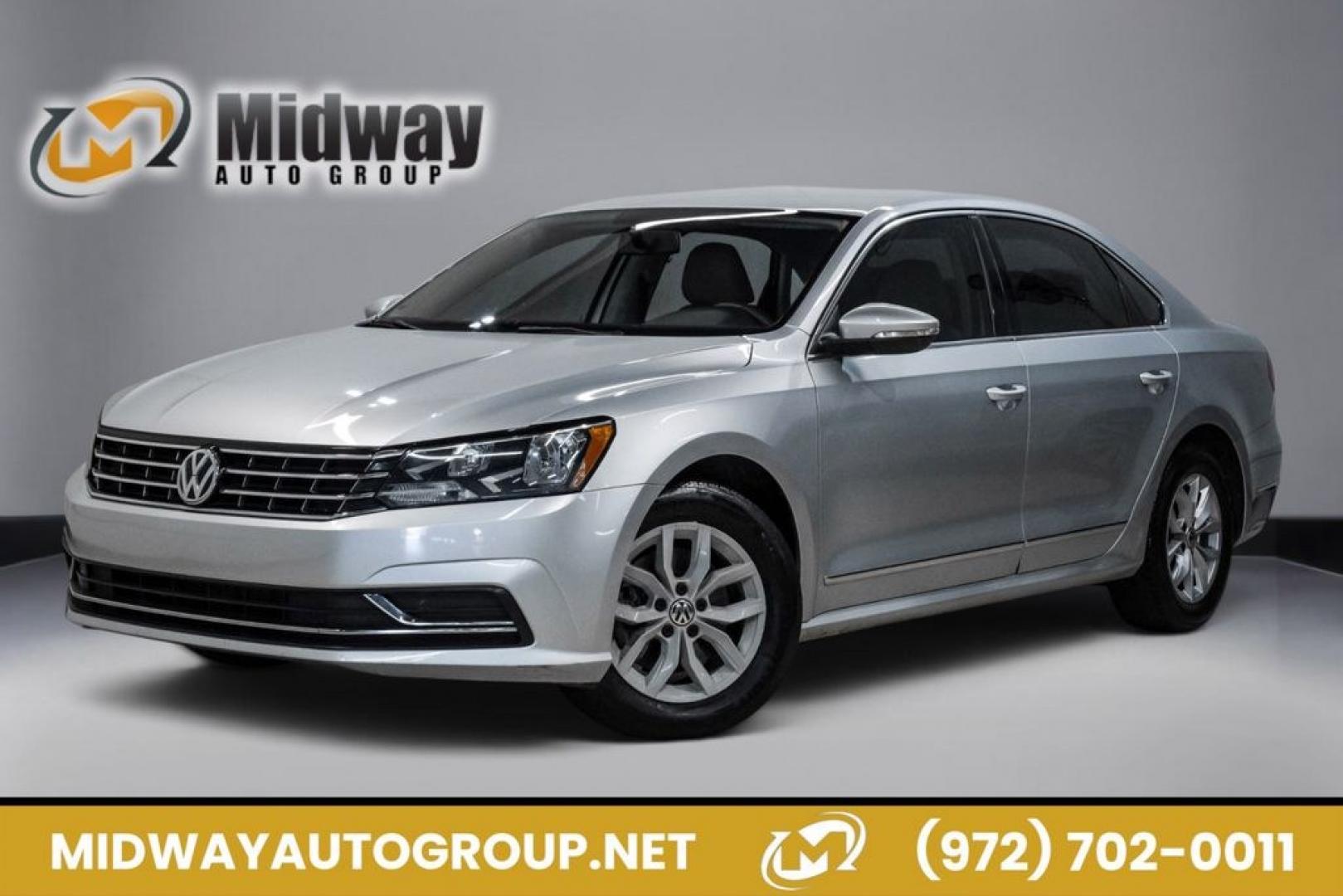 2016 Reflex Silver Metallic /Gray Volkswagen Passat 1.8T S (1VWAS7A31GC) with an 1.8L TSI engine, Automatic transmission, located at 15300 Midway Rd., Addison, TX, 75001, (972) 702-0011, 32.958321, -96.838074- Photo#0