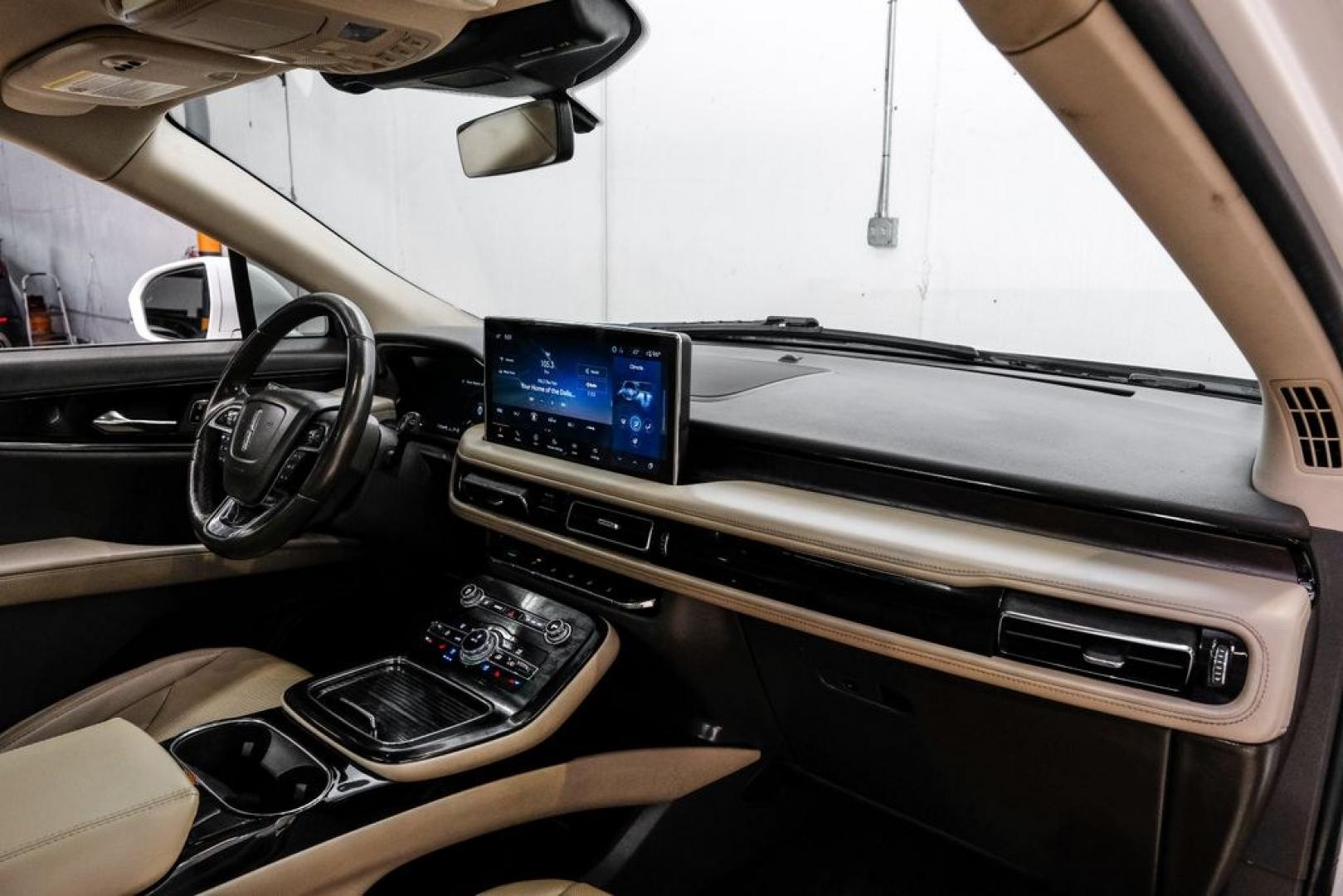 2021 White /Sandstone Lincoln Nautilus Reserve (2LMPJ6K98MB) with an 2.0L Turbocharged engine, Automatic transmission, located at 15300 Midway Rd., Addison, TX, 75001, (972) 702-0011, 32.958321, -96.838074- Photo#18
