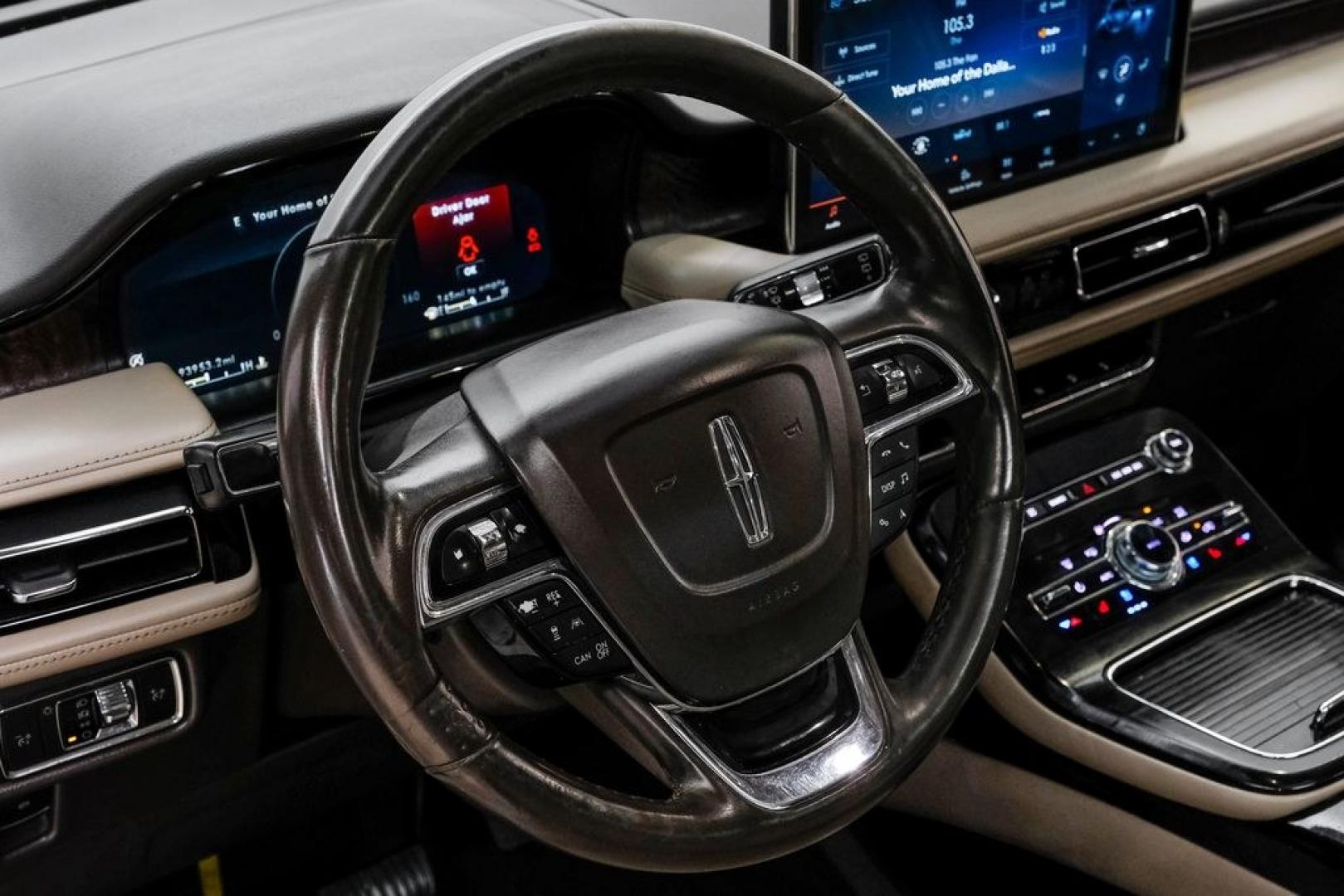 2021 White /Sandstone Lincoln Nautilus Reserve (2LMPJ6K98MB) with an 2.0L Turbocharged engine, Automatic transmission, located at 15300 Midway Rd., Addison, TX, 75001, (972) 702-0011, 32.958321, -96.838074- Photo#22