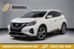 2021 Pearl White /Cashmere Nissan Murano Platinum (5N1AZ2DJ7MC) with an 3.5L V6 DOHC 24V engine, CVT transmission, located at 15300 Midway Rd., Addison, TX, 75001, (972) 702-0011, 32.958321, -96.838074- Photo#0