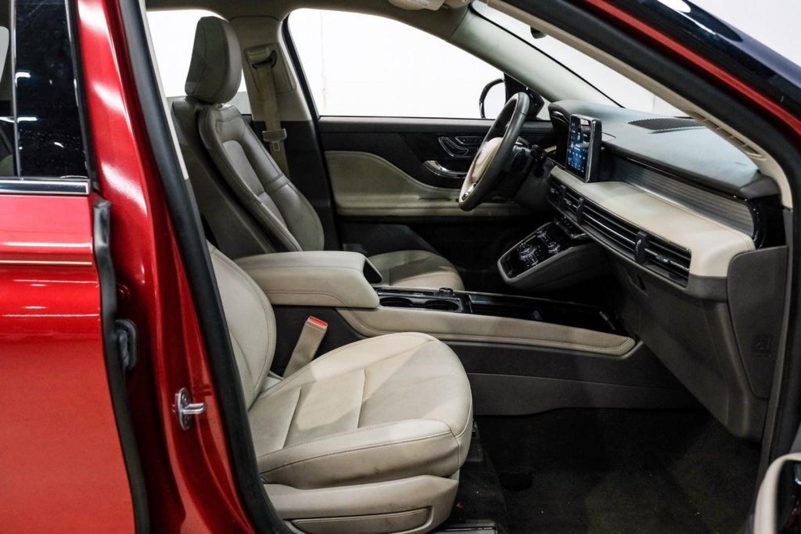 2022 Red /Sandstone Lincoln Corsair Standard (5LMCJ1DH6NU) with an 2.3L I4 engine, Automatic transmission, located at 15300 Midway Rd., Addison, TX, 75001, (972) 702-0011, 32.958321, -96.838074- Photo#33