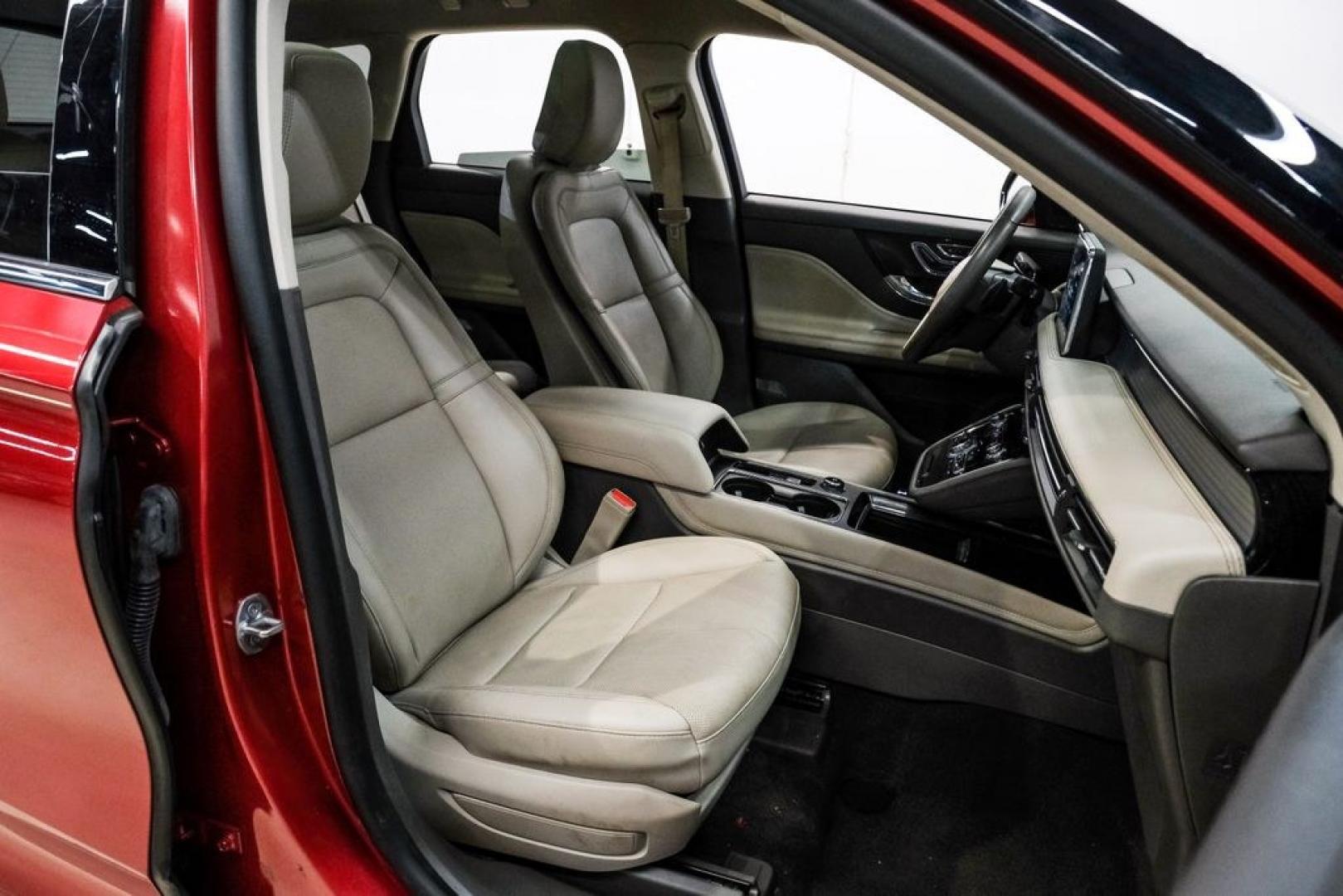 2022 Red /Sandstone Lincoln Corsair Standard (5LMCJ1DH6NU) with an 2.3L I4 engine, Automatic transmission, located at 15300 Midway Rd., Addison, TX, 75001, (972) 702-0011, 32.958321, -96.838074- Photo#34