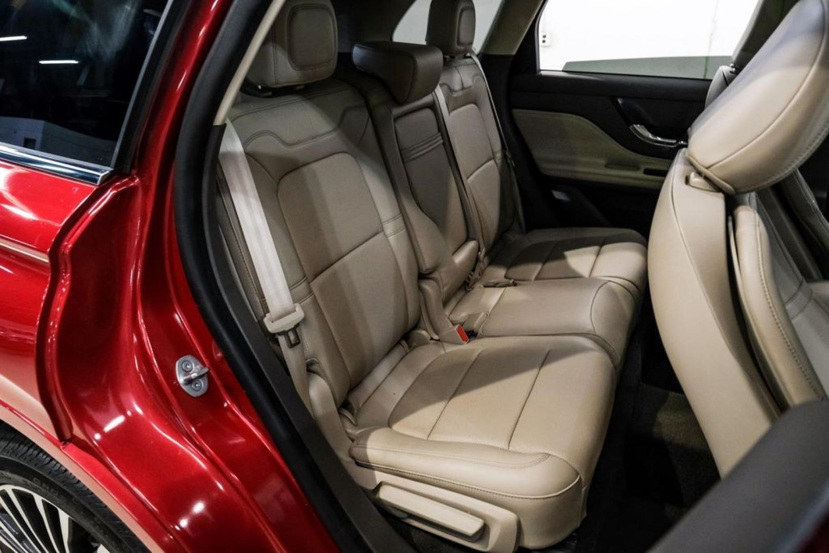 2022 Red /Sandstone Lincoln Corsair Standard (5LMCJ1DH6NU) with an 2.3L I4 engine, Automatic transmission, located at 15300 Midway Rd., Addison, TX, 75001, (972) 702-0011, 32.958321, -96.838074- Photo#35
