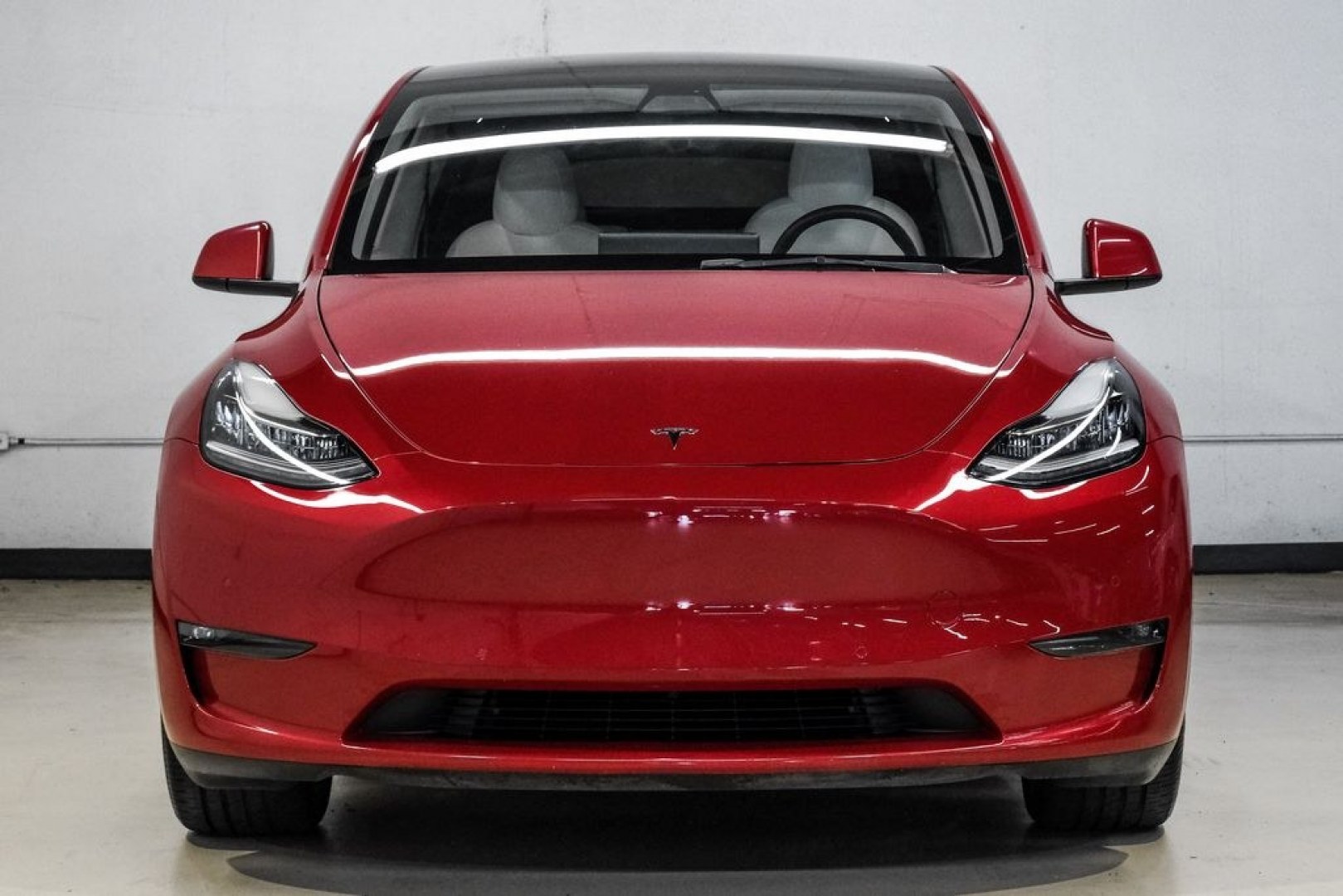 2022 Red Multi-Coat /White/Black Tesla Model Y Long Range (7SAYGDEEXNF) with an Electric Motor engine, Automatic transmission, located at 15300 Midway Rd., Addison, TX, 75001, (972) 702-0011, 32.958321, -96.838074- Photo#7