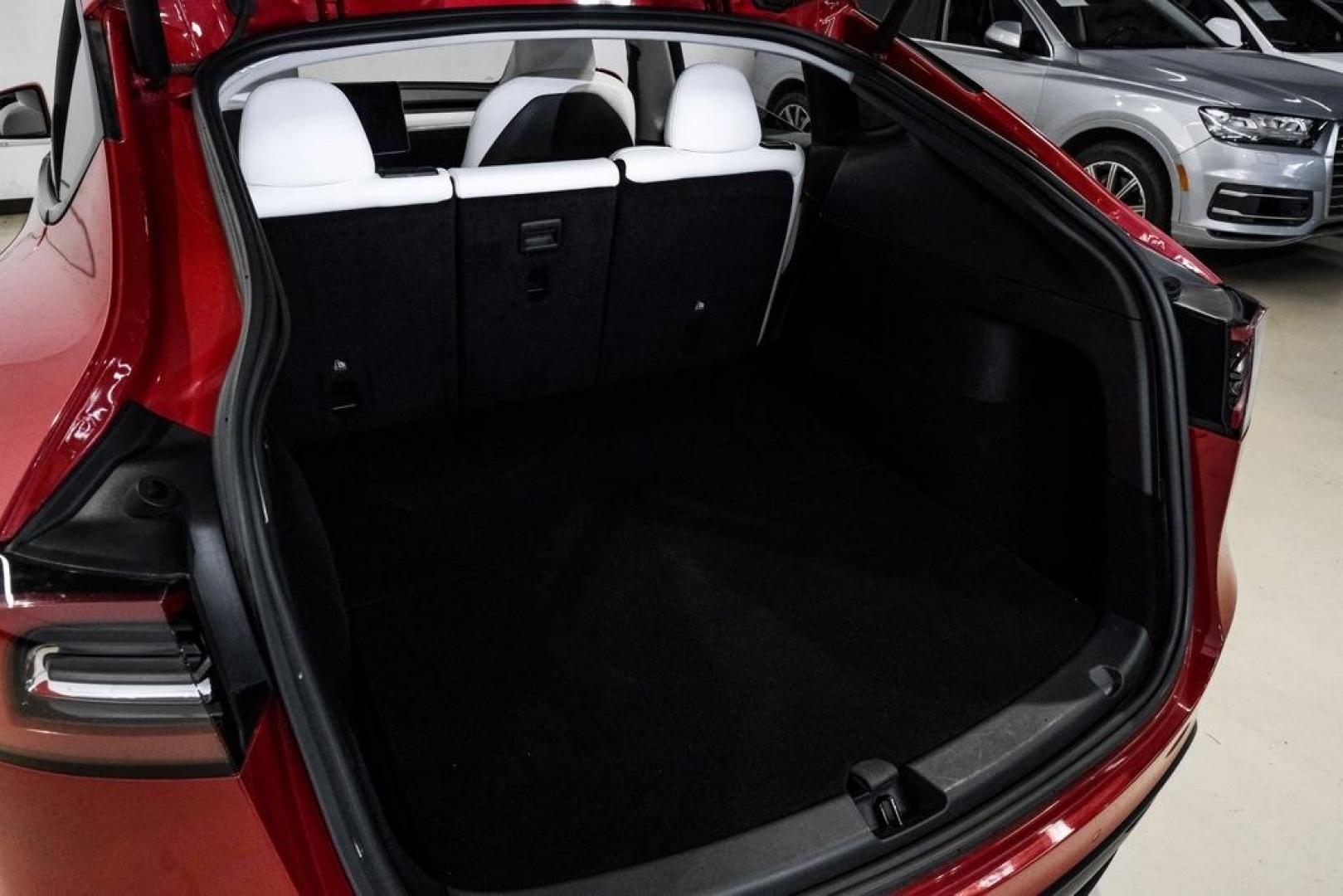 2022 Red Multi-Coat /White/Black Tesla Model Y Long Range (7SAYGDEEXNF) with an Electric Motor engine, Automatic transmission, located at 15300 Midway Rd., Addison, TX, 75001, (972) 702-0011, 32.958321, -96.838074- Photo#54