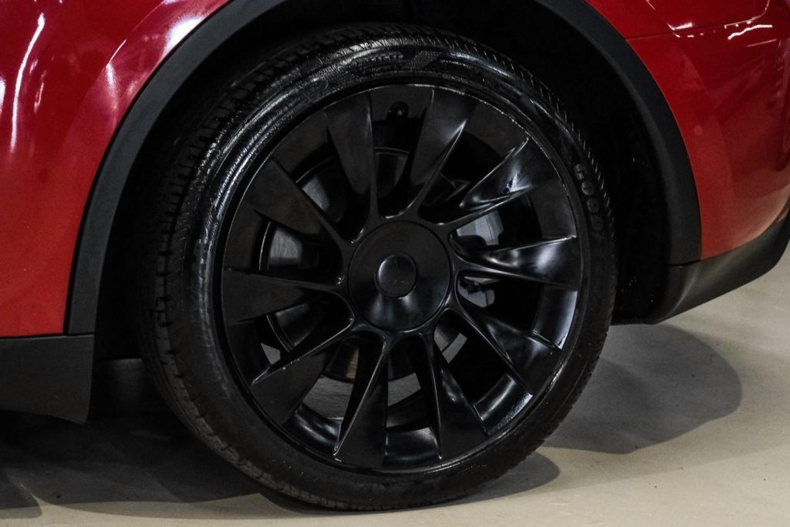 2022 Red Multi-Coat /White/Black Tesla Model Y Long Range (7SAYGDEEXNF) with an Electric Motor engine, Automatic transmission, located at 15300 Midway Rd., Addison, TX, 75001, (972) 702-0011, 32.958321, -96.838074- Photo#57