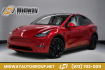 2022 Red Multi-Coat /White/Black Tesla Model Y Long Range (7SAYGDEEXNF) with an Electric Motor engine, Automatic transmission, located at 15300 Midway Rd., Addison, TX, 75001, (972) 702-0011, 32.958321, -96.838074- Photo#0