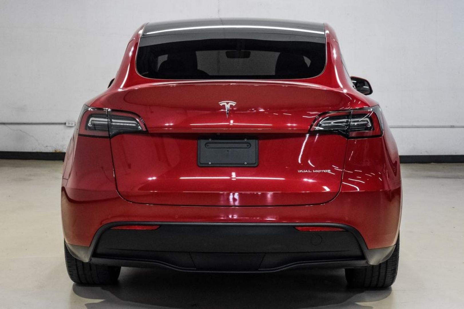 2022 Red Multi-Coat /White/Black Tesla Model Y Long Range (7SAYGDEEXNF) with an Electric Motor engine, Automatic transmission, located at 15300 Midway Rd., Addison, TX, 75001, (972) 702-0011, 32.958321, -96.838074- Photo#11