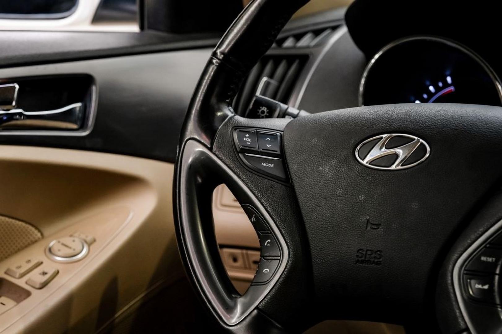 2014 Diamond White Pearl /Camel Hyundai Sonata Hybrid Limited (KMHEC4A41EA) with an 2.4L 4-Cylinder Atkinson-Cycle Hybrid engine, Automatic transmission, located at 15300 Midway Rd., Addison, TX, 75001, (972) 702-0011, 32.958321, -96.838074- Photo#21