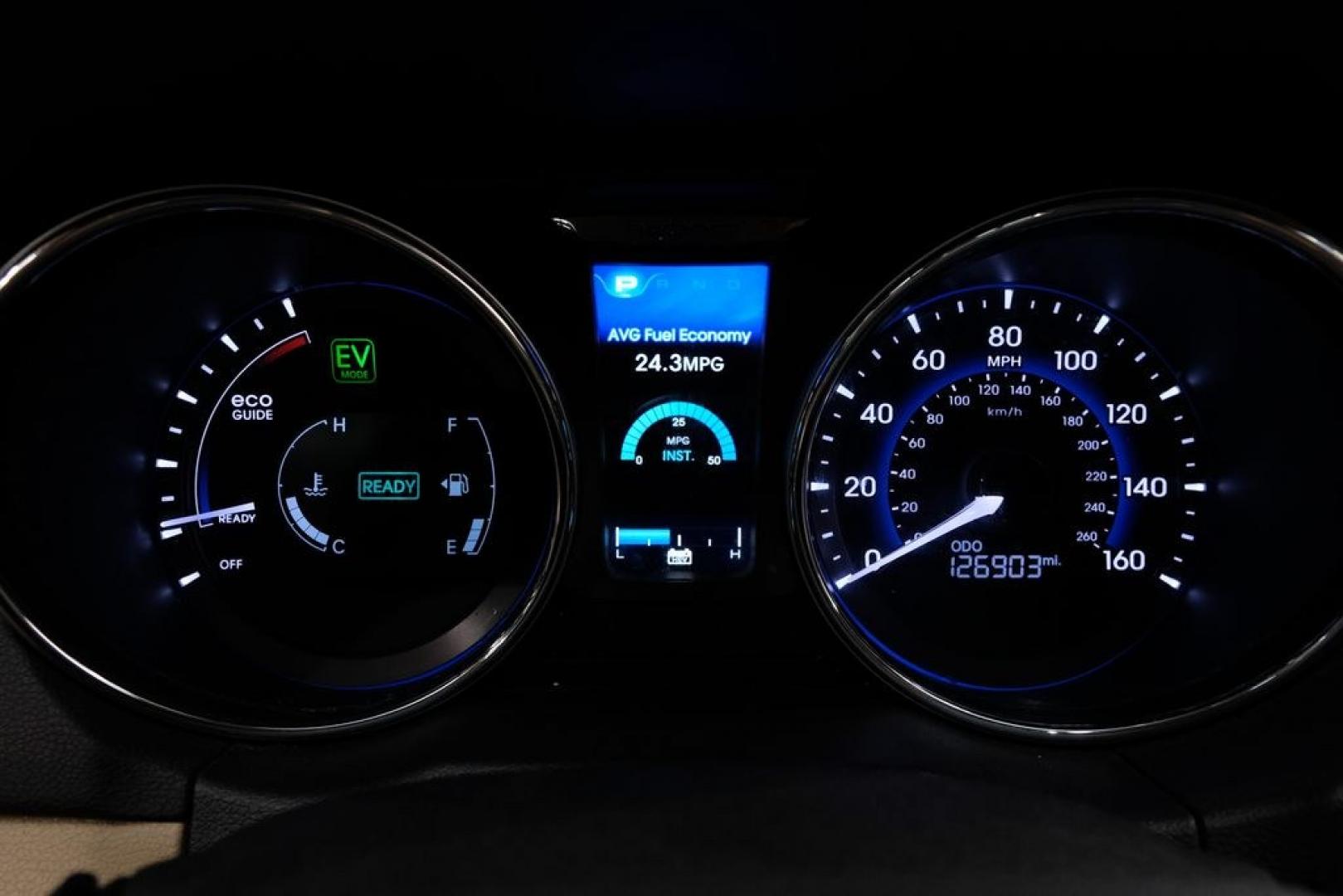 2014 Diamond White Pearl /Camel Hyundai Sonata Hybrid Limited (KMHEC4A41EA) with an 2.4L 4-Cylinder Atkinson-Cycle Hybrid engine, Automatic transmission, located at 15300 Midway Rd., Addison, TX, 75001, (972) 702-0011, 32.958321, -96.838074- Photo#23
