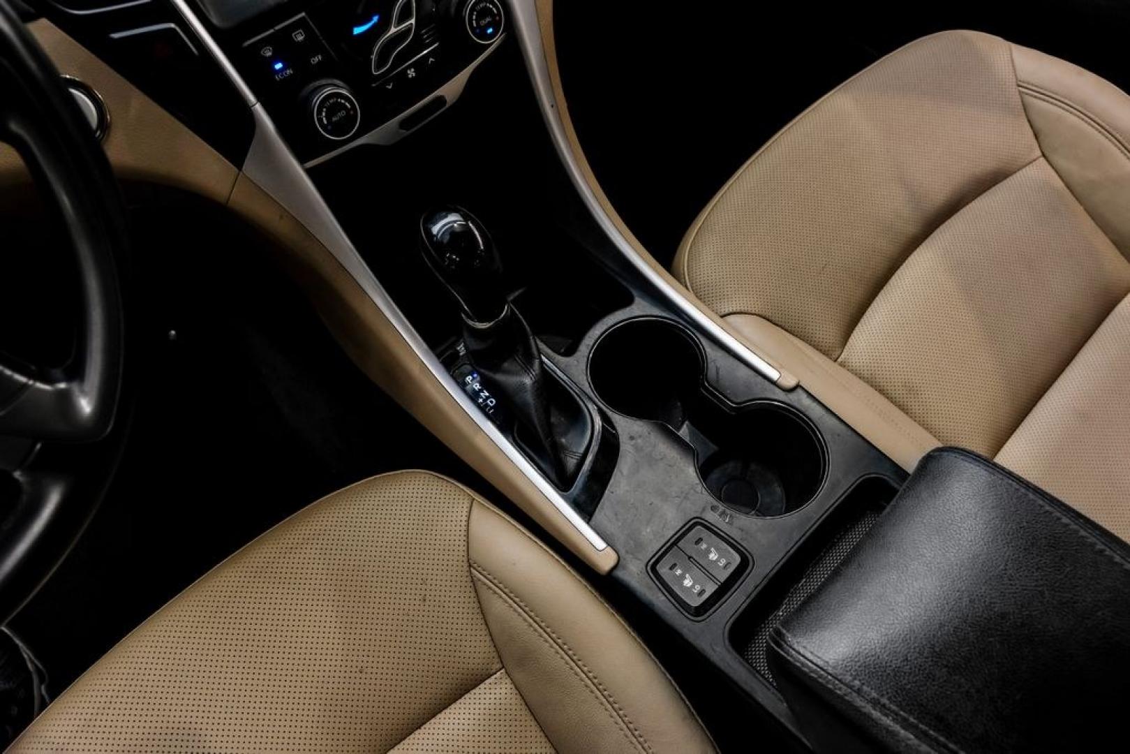 2014 Diamond White Pearl /Camel Hyundai Sonata Hybrid Limited (KMHEC4A41EA) with an 2.4L 4-Cylinder Atkinson-Cycle Hybrid engine, Automatic transmission, located at 15300 Midway Rd., Addison, TX, 75001, (972) 702-0011, 32.958321, -96.838074- Photo#28