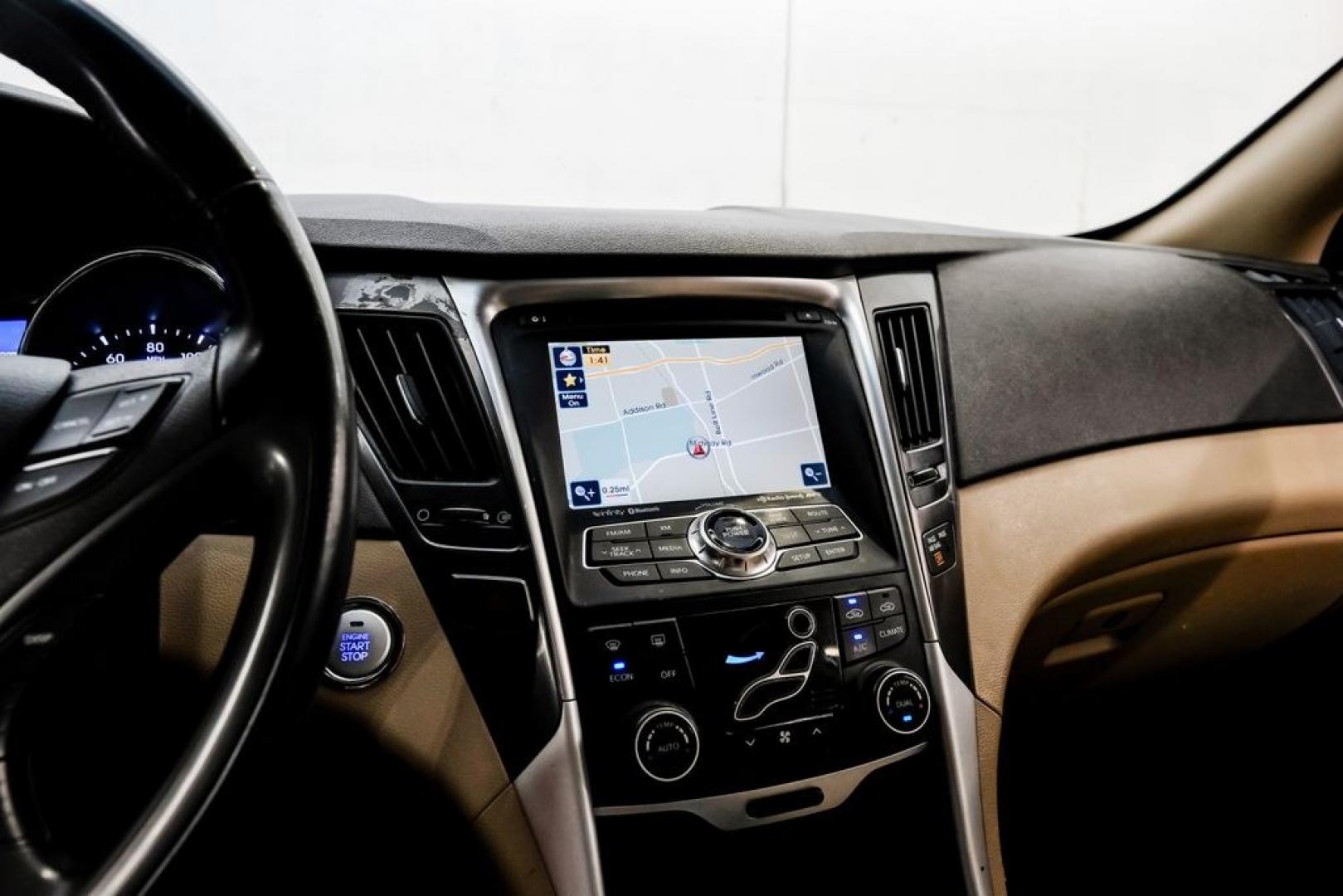 2014 Diamond White Pearl /Camel Hyundai Sonata Hybrid Limited (KMHEC4A41EA) with an 2.4L 4-Cylinder Atkinson-Cycle Hybrid engine, Automatic transmission, located at 15300 Midway Rd., Addison, TX, 75001, (972) 702-0011, 32.958321, -96.838074- Photo#29