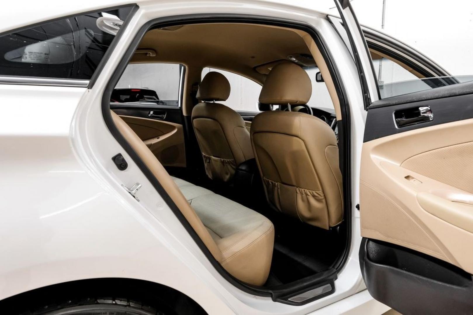 2014 Diamond White Pearl /Camel Hyundai Sonata Hybrid Limited (KMHEC4A41EA) with an 2.4L 4-Cylinder Atkinson-Cycle Hybrid engine, Automatic transmission, located at 15300 Midway Rd., Addison, TX, 75001, (972) 702-0011, 32.958321, -96.838074- Photo#40