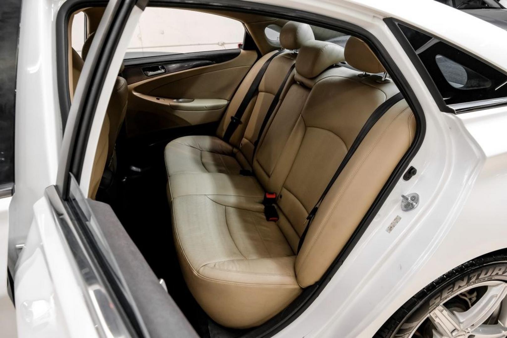 2014 Diamond White Pearl /Camel Hyundai Sonata Hybrid Limited (KMHEC4A41EA) with an 2.4L 4-Cylinder Atkinson-Cycle Hybrid engine, Automatic transmission, located at 15300 Midway Rd., Addison, TX, 75001, (972) 702-0011, 32.958321, -96.838074- Photo#42