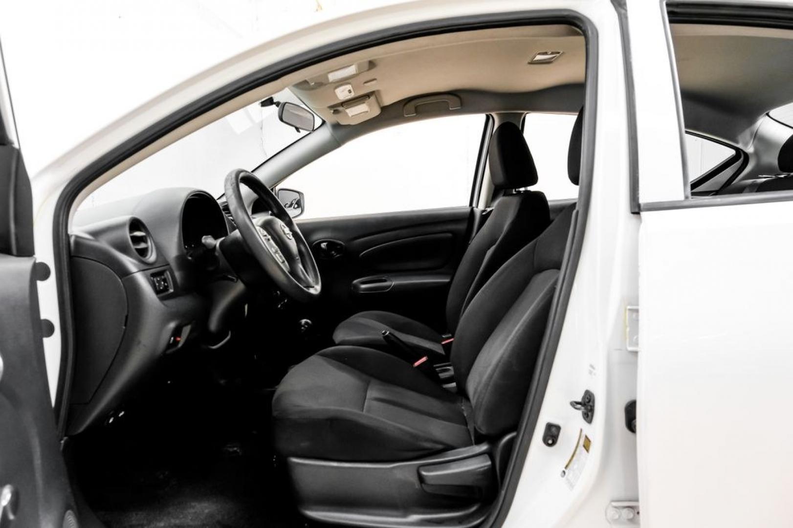 2018 Fresh Powder /Charcoal Nissan Versa 1.6 S Plus (3N1CN7AP8JL) with an 1.6L 4-Cylinder DOHC 16V engine, CVT transmission, located at 15300 Midway Rd., Addison, TX, 75001, (972) 702-0011, 32.958321, -96.838074- Photo#3