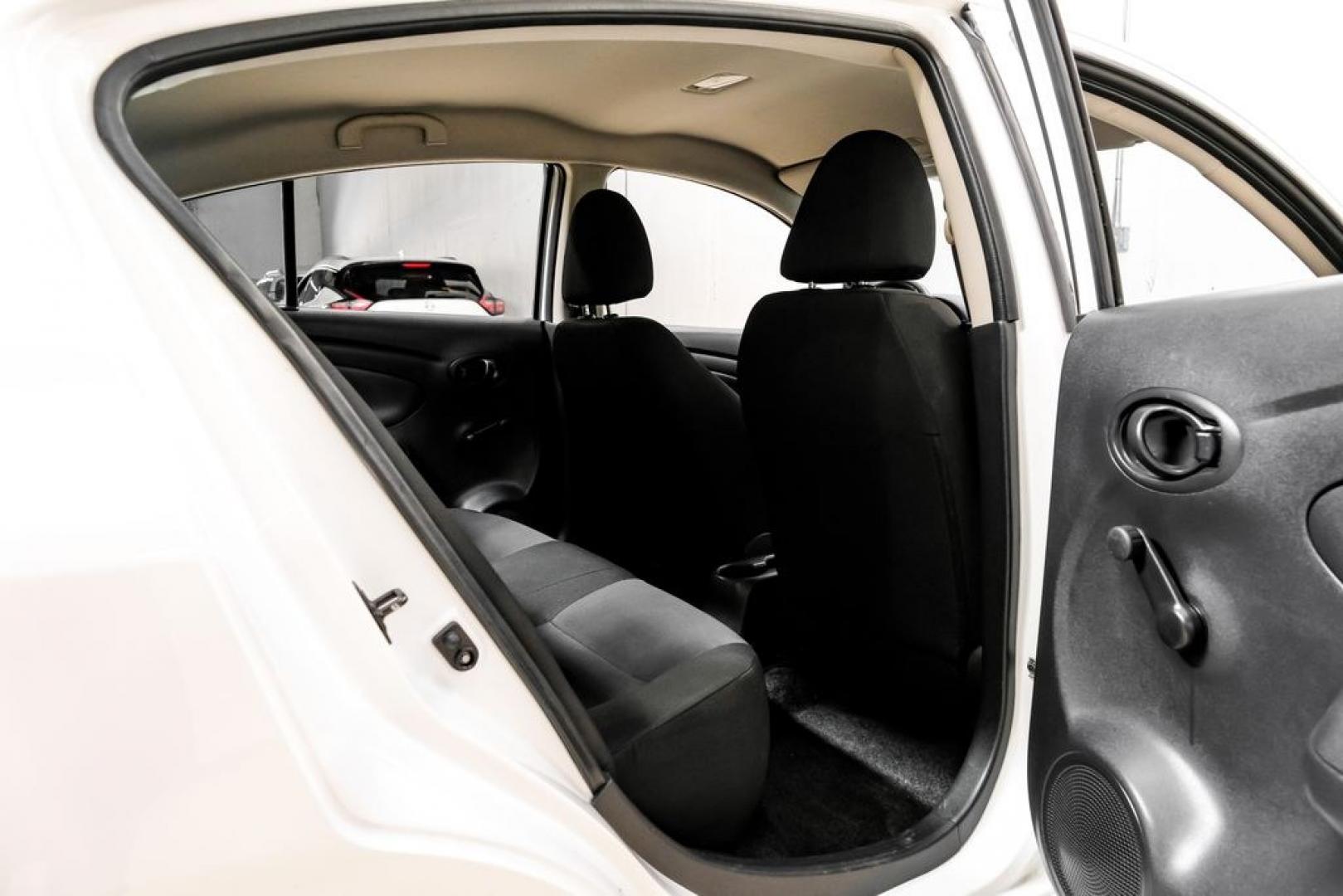 2018 Fresh Powder /Charcoal Nissan Versa 1.6 S Plus (3N1CN7AP8JL) with an 1.6L 4-Cylinder DOHC 16V engine, CVT transmission, located at 15300 Midway Rd., Addison, TX, 75001, (972) 702-0011, 32.958321, -96.838074- Photo#35