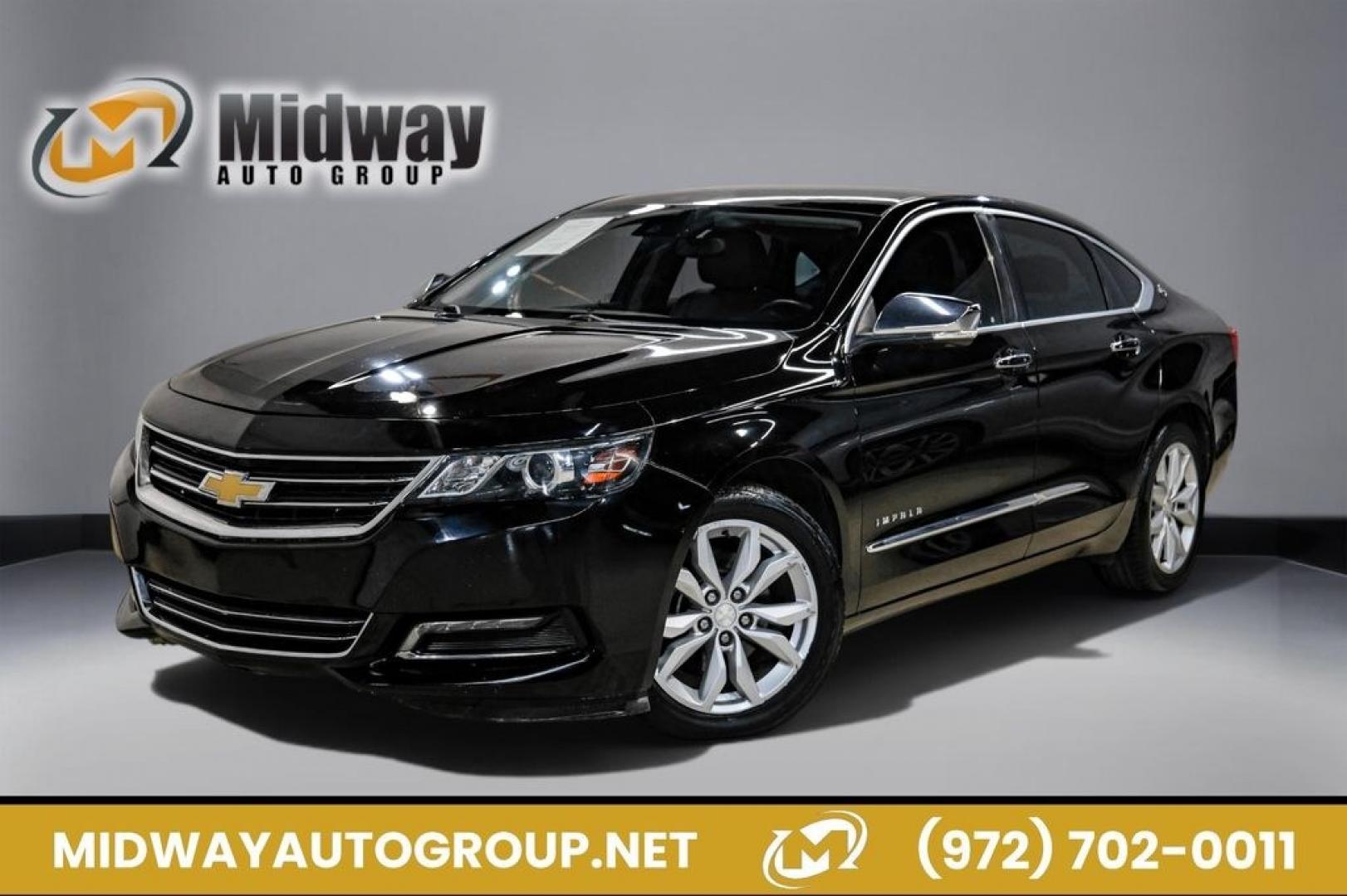 2016 Black /Jet Black/Dark Titanium Chevrolet Impala LTZ (2G1145S39G9) with an 3.6L V6 DI DOHC engine, Automatic transmission, located at 15300 Midway Rd., Addison, TX, 75001, (972) 702-0011, 32.958321, -96.838074- Photo#0