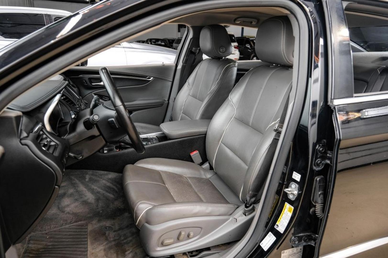 2016 Black /Jet Black/Dark Titanium Chevrolet Impala LTZ (2G1145S39G9) with an 3.6L V6 DI DOHC engine, Automatic transmission, located at 15300 Midway Rd., Addison, TX, 75001, (972) 702-0011, 32.958321, -96.838074- Photo#41