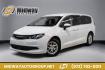 2022 Bright White Clearcoat /Black Chrysler Voyager LX (2C4RC1CG7NR) with an 3.6L V6 24V VVT engine, Automatic transmission, located at 15300 Midway Rd., Addison, TX, 75001, (972) 702-0011, 32.958321, -96.838074- Photo#0