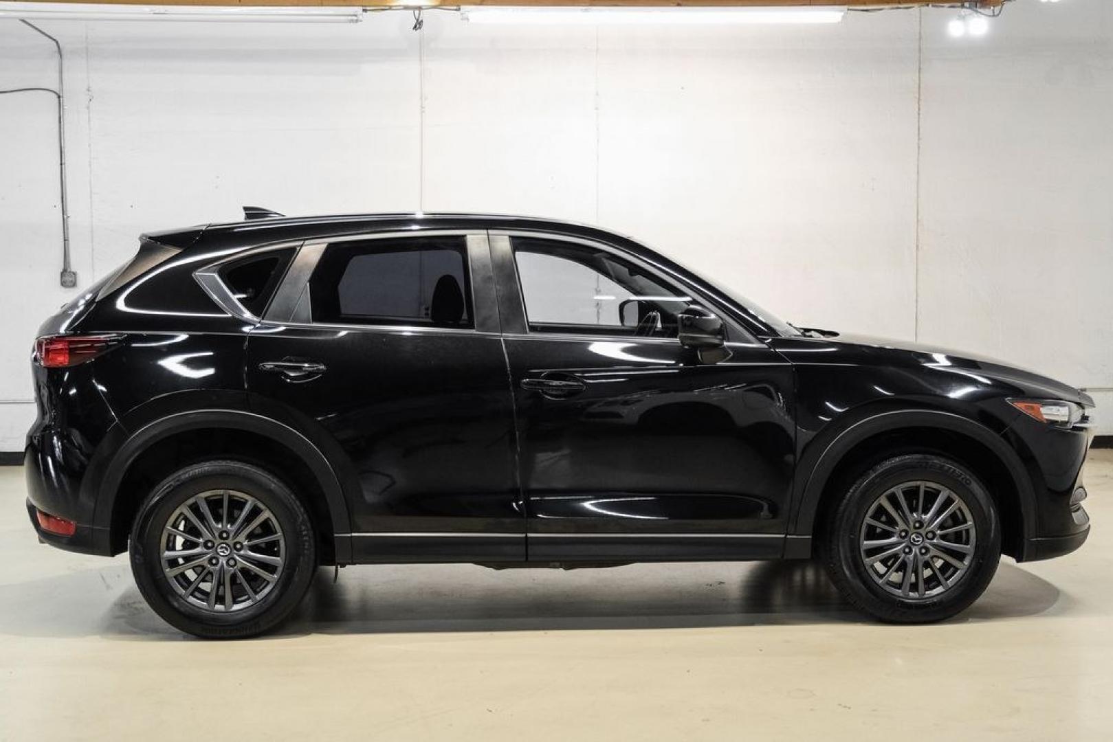 2019 Jet Black /Black Mazda CX-5 Sport (JM3KFABM1K1) with an SKYACTIV-G 2.5L 4-Cylinder DOHC 16V engine, Automatic transmission, located at 15300 Midway Rd., Addison, TX, 75001, (972) 702-0011, 32.958321, -96.838074- Photo#6