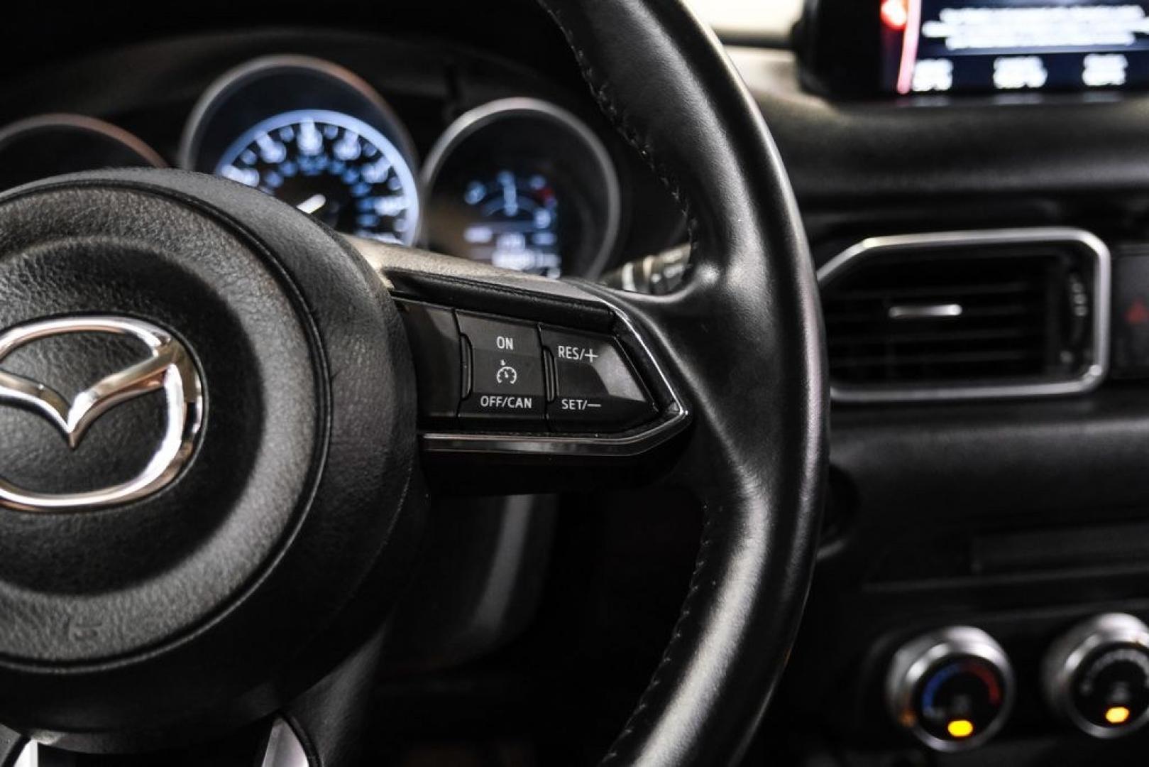 2019 Jet Black /Black Mazda CX-5 Sport (JM3KFABM1K1) with an SKYACTIV-G 2.5L 4-Cylinder DOHC 16V engine, Automatic transmission, located at 15300 Midway Rd., Addison, TX, 75001, (972) 702-0011, 32.958321, -96.838074- Photo#16