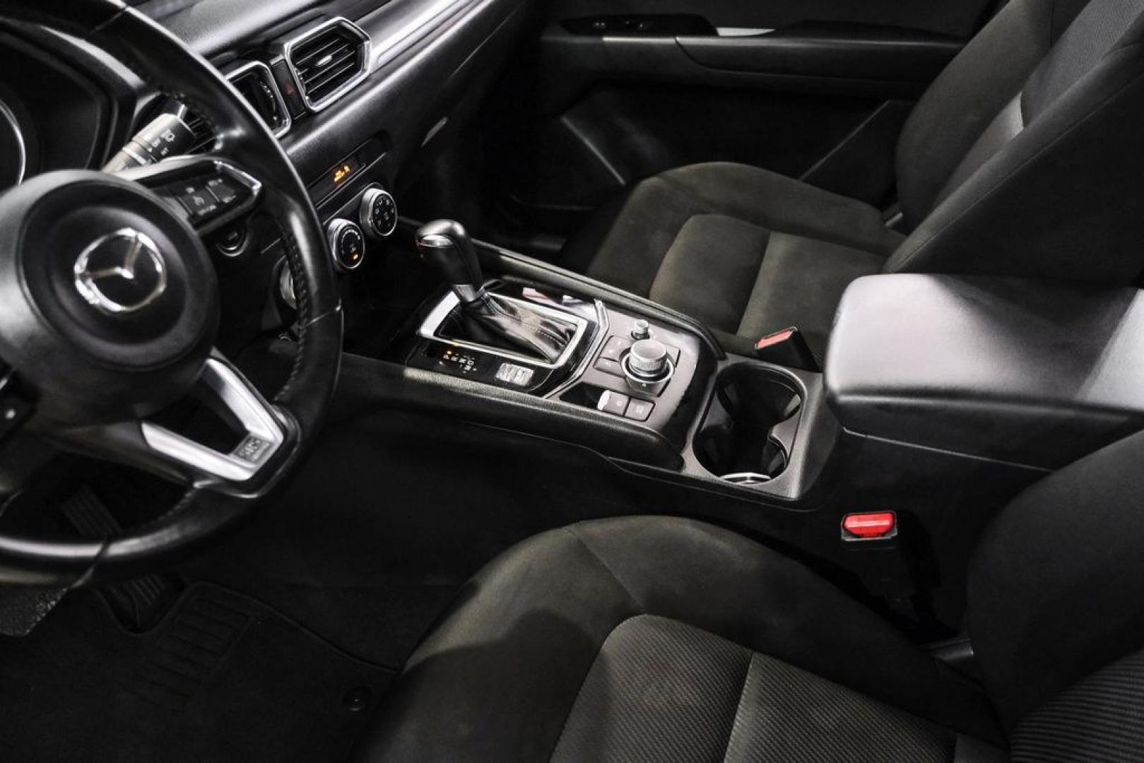 2019 Jet Black /Black Mazda CX-5 Sport (JM3KFABM1K1) with an SKYACTIV-G 2.5L 4-Cylinder DOHC 16V engine, Automatic transmission, located at 15300 Midway Rd., Addison, TX, 75001, (972) 702-0011, 32.958321, -96.838074- Photo#22
