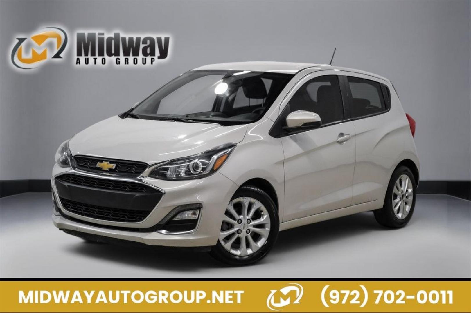 2021 Toasted Marshmallow /Jet Black/Dark Anderson Silver Metallic Chevrolet Spark 1LT (KL8CD6SA4MC) with an 1.4L DOHC engine, CVT transmission, located at 15300 Midway Rd., Addison, TX, 75001, (972) 702-0011, 32.958321, -96.838074- Photo#0