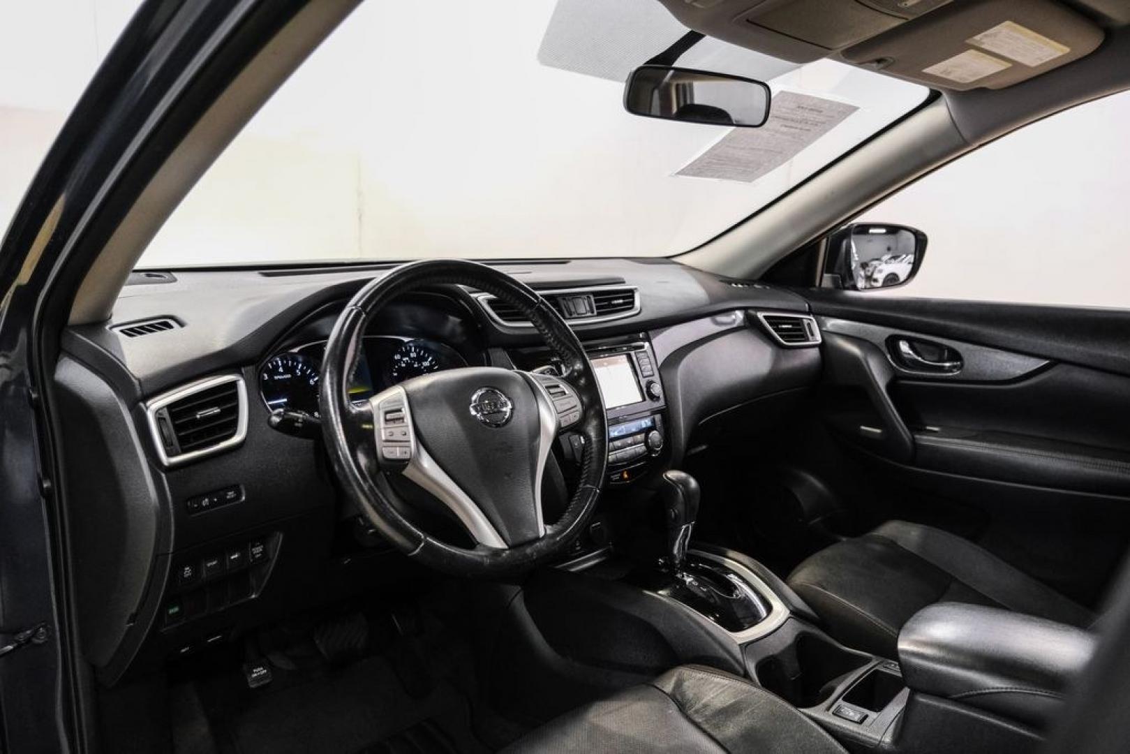 2016 Arctic Blue /Charcoal Nissan Rogue SL (JN8AT2MT9GW) with an 2.5L I4 DOHC 16V engine, CVT transmission, located at 15300 Midway Rd., Addison, TX, 75001, (972) 702-0011, 32.958321, -96.838074- Photo#2