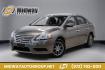 2015 Titanium /Charcoal Nissan Sentra SV (3N1AB7AP0FL) with an 1.8L 4-Cylinder DOHC 16V engine, CVT transmission, located at 15300 Midway Rd., Addison, TX, 75001, (972) 702-0011, 32.958321, -96.838074- Photo#0
