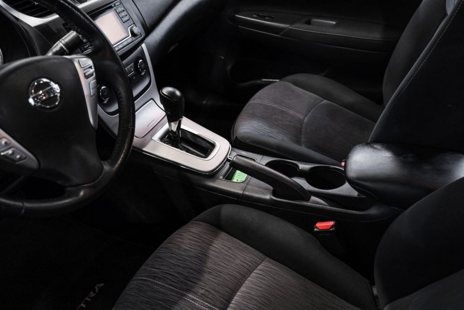 2015 Titanium /Charcoal Nissan Sentra SV (3N1AB7AP0FL) with an 1.8L 4-Cylinder DOHC 16V engine, CVT transmission, located at 15300 Midway Rd., Addison, TX, 75001, (972) 702-0011, 32.958321, -96.838074- Photo#22