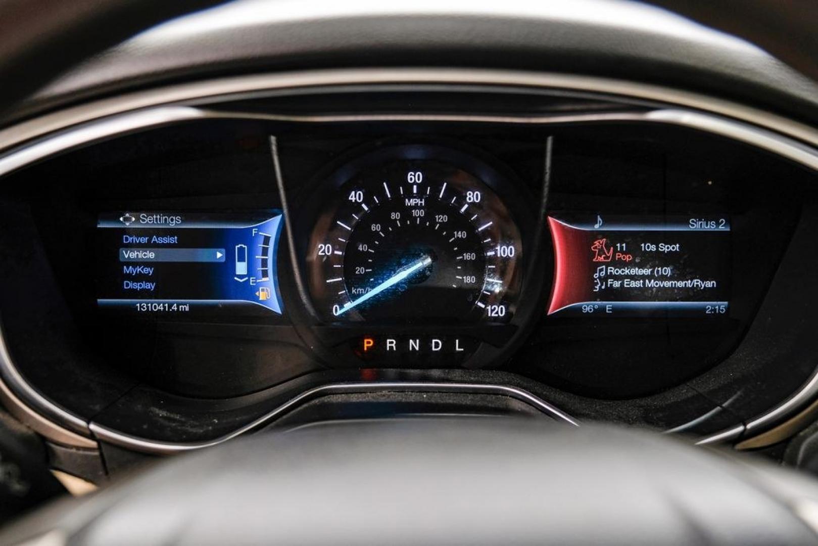 2014 Sterling Gray Metallic /Dune Ford Fusion Hybrid SE (3FA6P0LU0ER) with an 2.0L I4 Atkinson-Cycle Hybrid engine, CVT transmission, located at 15300 Midway Rd., Addison, TX, 75001, (972) 702-0011, 32.958321, -96.838074- Photo#22
