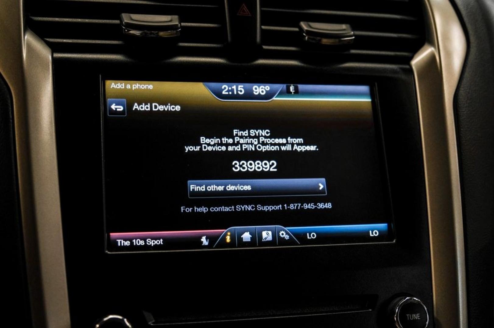 2014 Sterling Gray Metallic /Dune Ford Fusion Hybrid SE (3FA6P0LU0ER) with an 2.0L I4 Atkinson-Cycle Hybrid engine, CVT transmission, located at 15300 Midway Rd., Addison, TX, 75001, (972) 702-0011, 32.958321, -96.838074- Photo#32