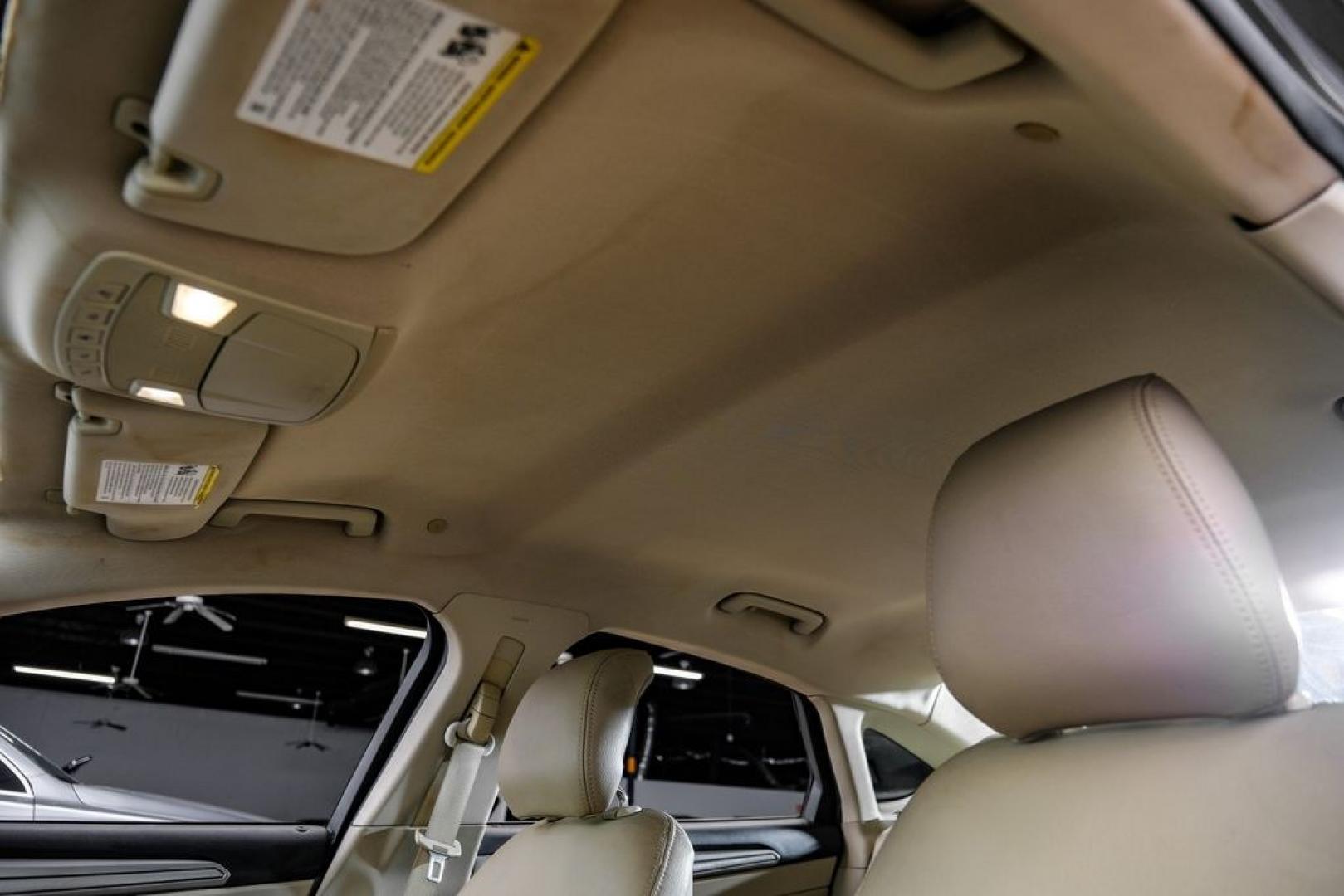 2014 Sterling Gray Metallic /Dune Ford Fusion Hybrid SE (3FA6P0LU0ER) with an 2.0L I4 Atkinson-Cycle Hybrid engine, CVT transmission, located at 15300 Midway Rd., Addison, TX, 75001, (972) 702-0011, 32.958321, -96.838074- Photo#38