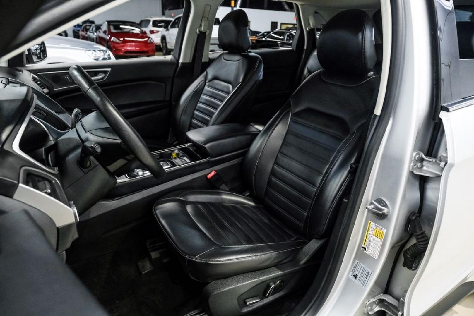 2019 Ingot Silver /Ebony Ford Edge SEL (2FMPK3J9XKB) with an EcoBoost 2.0L I4 GTDi DOHC Turbocharged VCT engine, Automatic transmission, located at 15300 Midway Rd., Addison, TX, 75001, (972) 702-0011, 32.958321, -96.838074- Photo#30