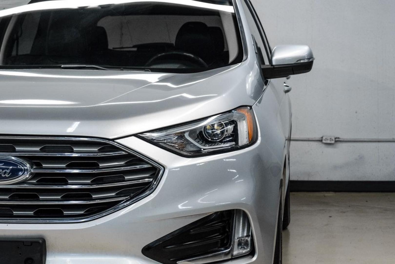 2019 Ingot Silver /Ebony Ford Edge SEL (2FMPK3J9XKB) with an EcoBoost 2.0L I4 GTDi DOHC Turbocharged VCT engine, Automatic transmission, located at 15300 Midway Rd., Addison, TX, 75001, (972) 702-0011, 32.958321, -96.838074- Photo#46