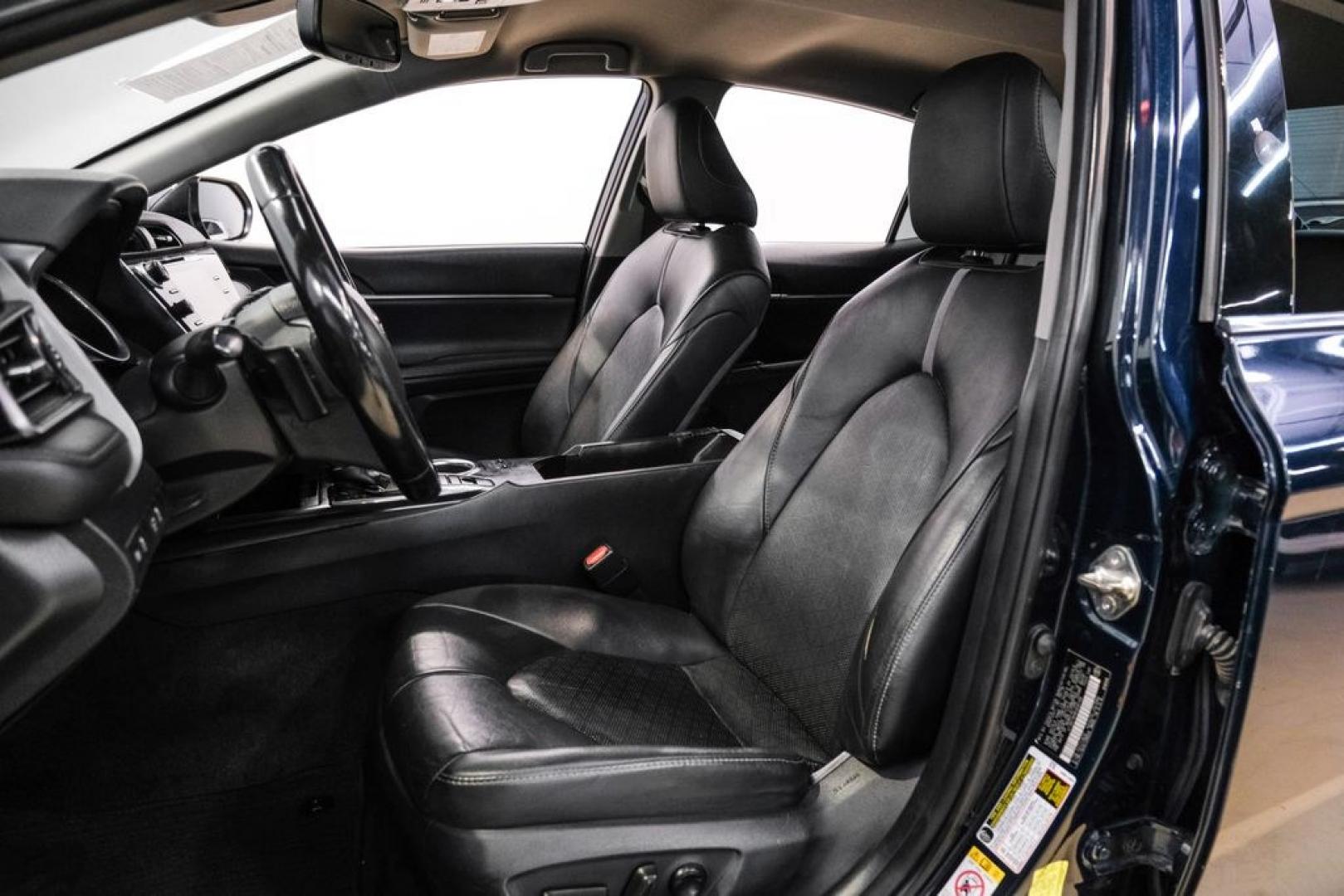 2019 Aqua /Black Toyota Camry XSE (4T1B61HK8KU) with an 2.5L I4 DOHC 16V engine, Automatic transmission, located at 15300 Midway Rd., Addison, TX, 75001, (972) 702-0011, 32.958321, -96.838074- Photo#31