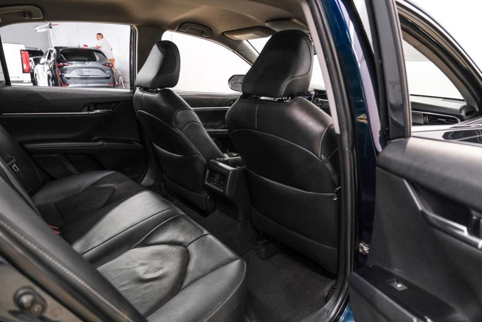 2019 Aqua /Black Toyota Camry XSE (4T1B61HK8KU) with an 2.5L I4 DOHC 16V engine, Automatic transmission, located at 15300 Midway Rd., Addison, TX, 75001, (972) 702-0011, 32.958321, -96.838074- Photo#35