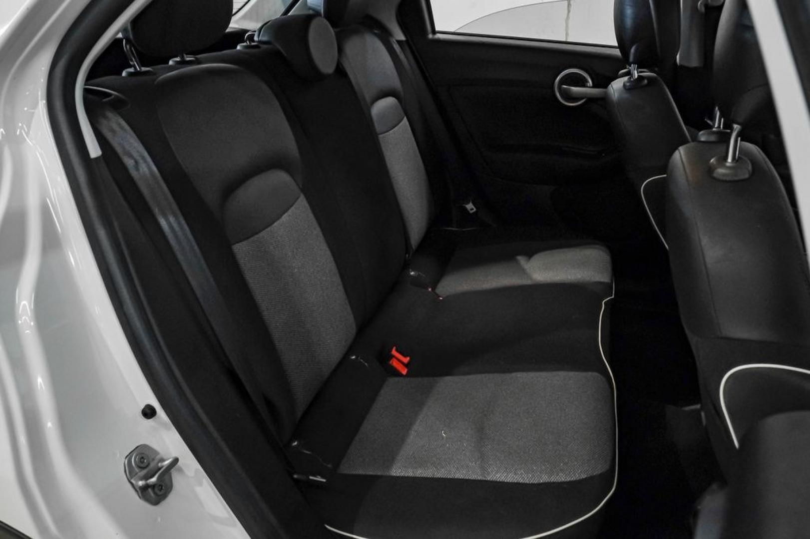 2017 White Clearcoat /Black Fiat 500X Pop (ZFBCFXAB5HP) with an 2.4L I4 MultiAir engine, Automatic transmission, located at 15300 Midway Rd., Addison, TX, 75001, (972) 702-0011, 32.958321, -96.838074- Photo#33